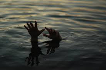Man drowns.